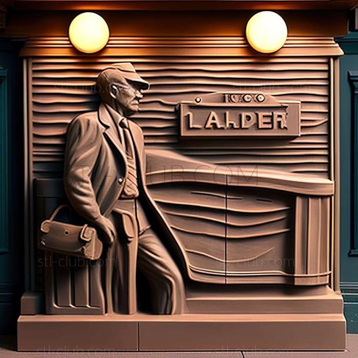 3D model Edward Hopper American artist (STL)